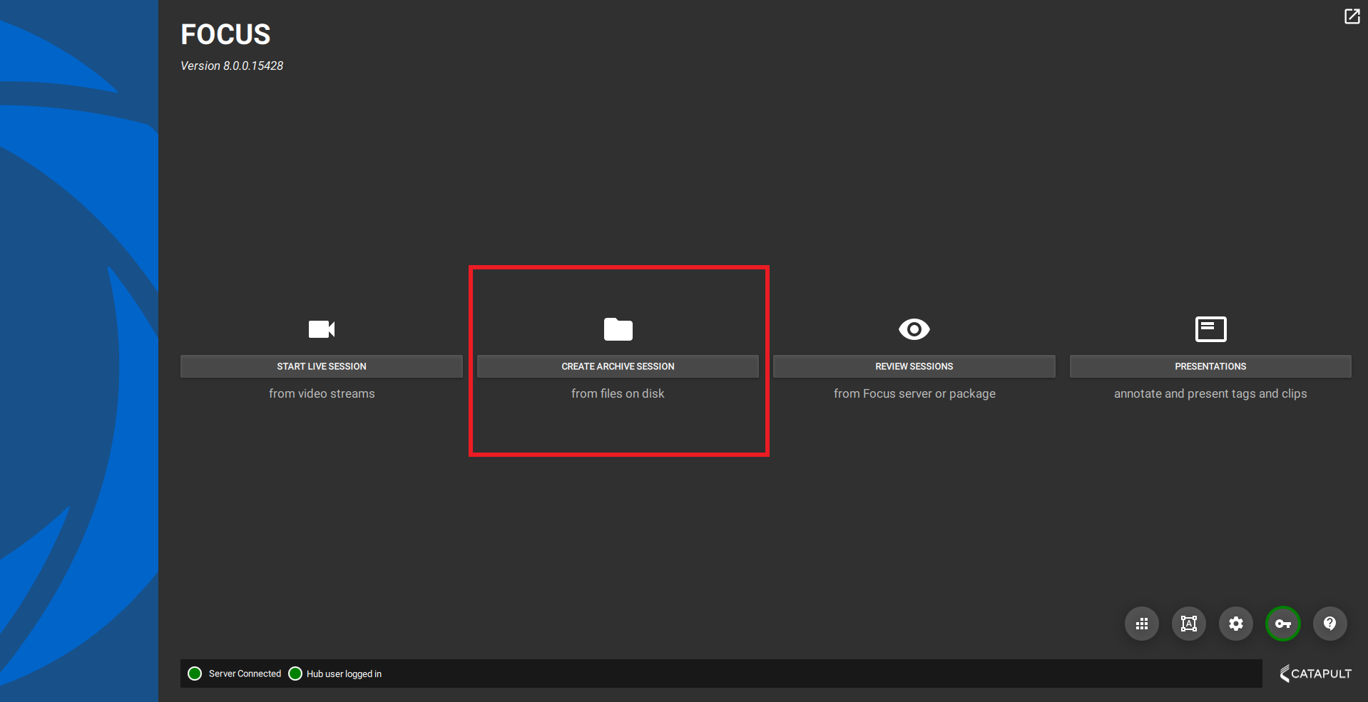Focus - Create Archive Session.png