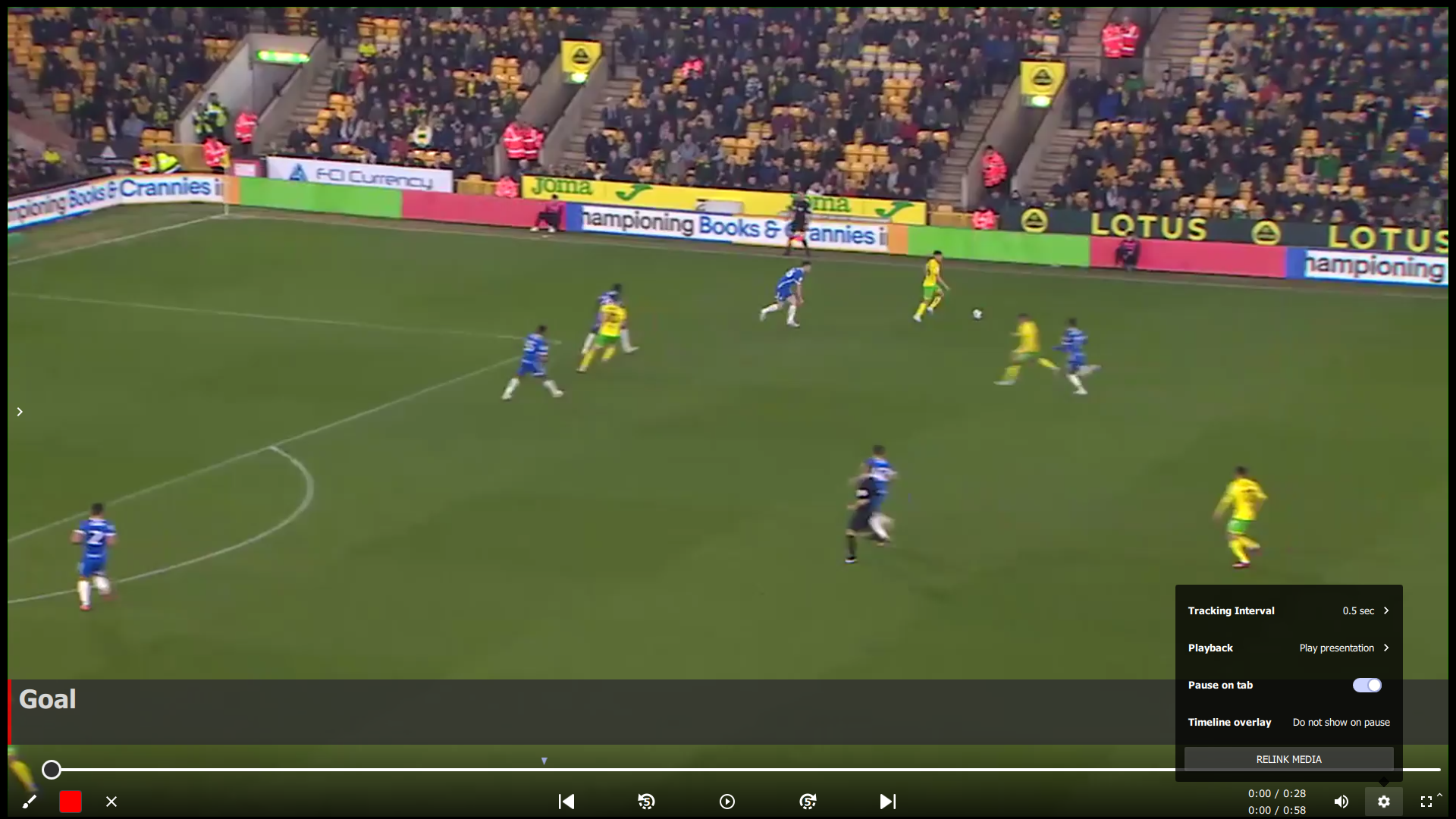 In Present Mode playback options.png